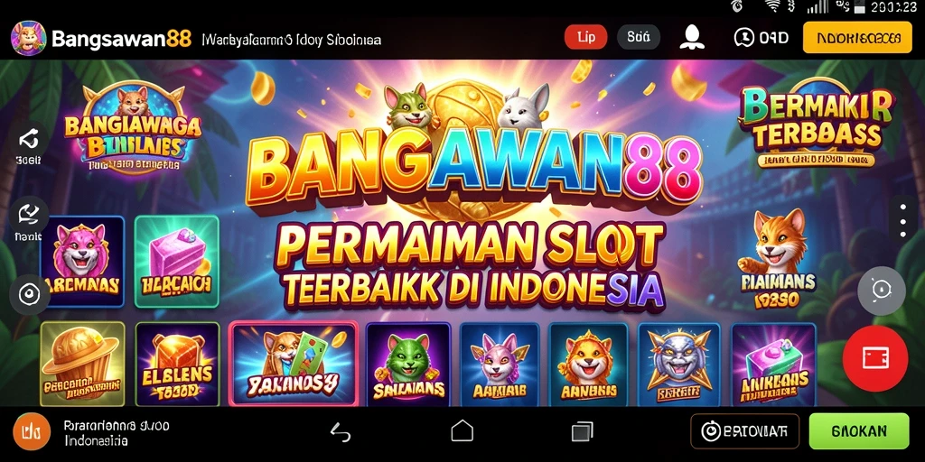 Tampilan seru permainan Slot BANGSAWAN88 yang menampilkan fitur menarik.