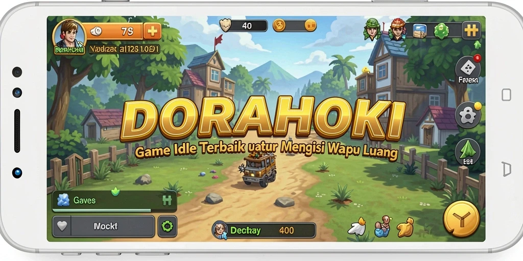 Screenshot DORAHOKI menampilkan keseruan gameplay Idle yang menarik.