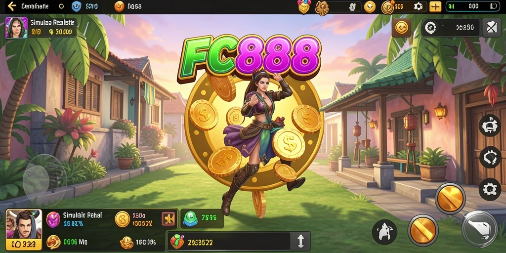 Tampilan gameplay FC888 yang memukau dan interaktif.