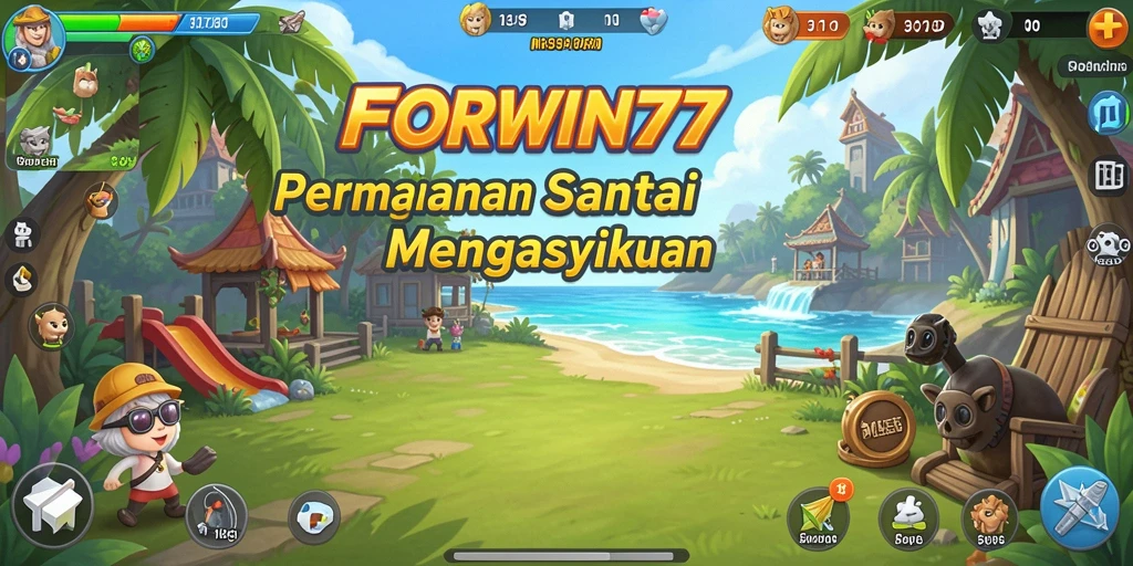 Tampilan gameplay menarik dari FORWIN77 dengan tantangan yang menyenangkan.