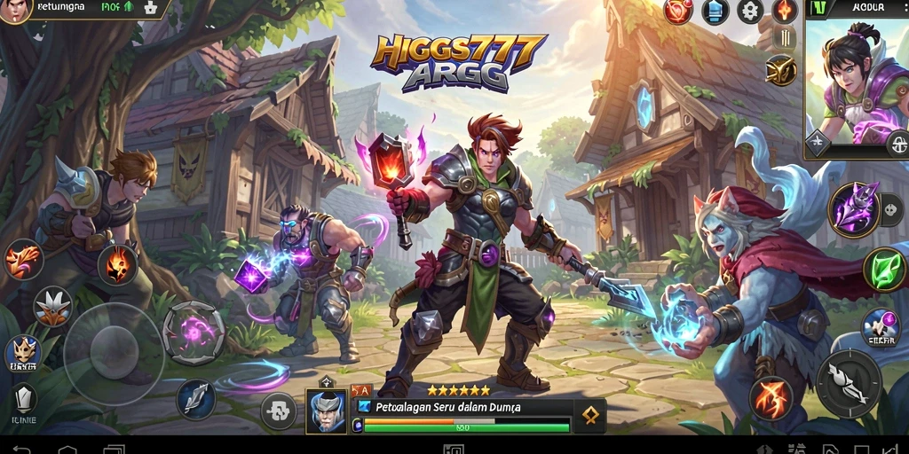 Gameplay HIGGS777 menunjukkan aksi petualangan mendebarkan dan grafis yang menawan.