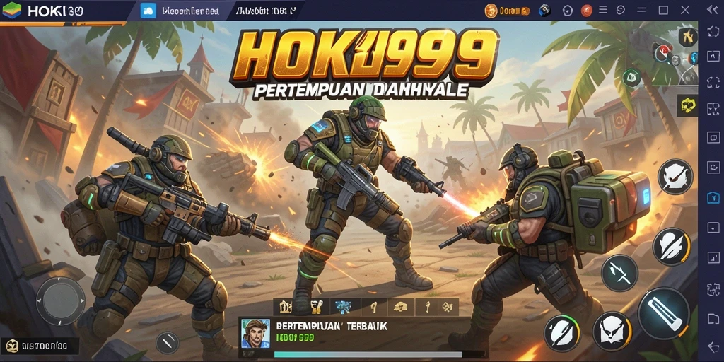 Gameplay seru HOKI99 dalam pertempuran Battle Royale.