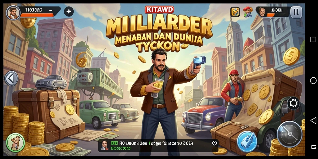 Tampilan gameplay KITAWD yang menarik dan penuh strategi Tycoon.