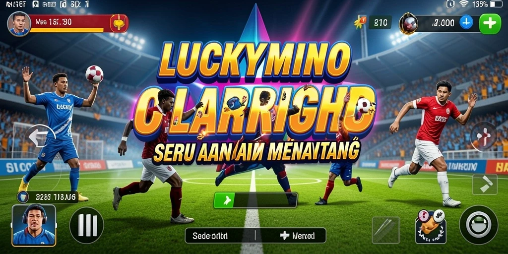 Tampilan seru gameplay LUCKYMINO dalam olahraga.