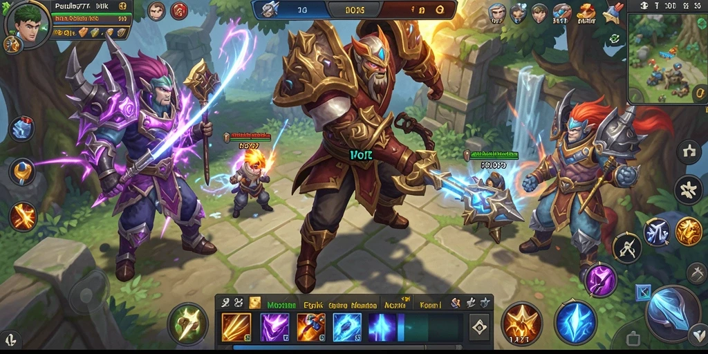 Tampilan gameplay MC777 dengan aksi seru dalam dunia MMORPG.