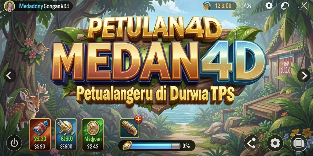 Tampilan gameplay seru dan penuh aksi dari MEDAN4D.