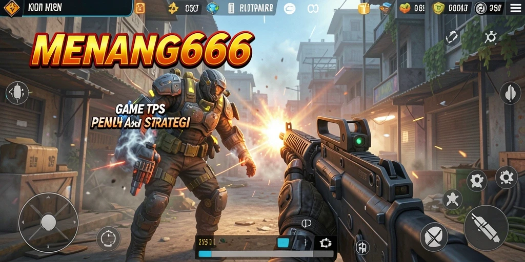 Screenshot MENANG666 menampilkan karakter dalam aksi tembak-menembak yang mendebarkan.