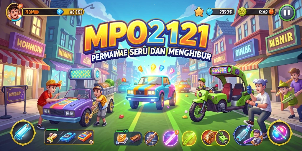 Tangkapan layar MPO2121 menunjukkan gameplay seru di level yang menantang.