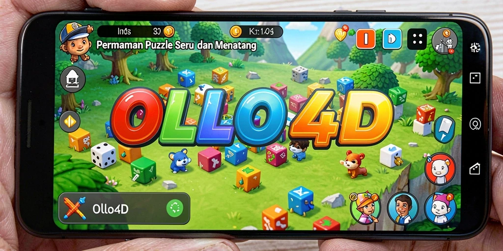 Screenshot gameplay OLLO4D yang menampilkan tantangan puzzle yang menarik.