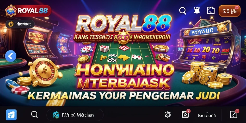 Tampilan gameplay menarik di ROYAL88 dengan berbagai pilihan kasino.