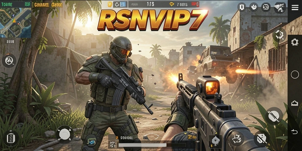 Screenshot yang menampilkan aksi seru dalam gameplay RSNVIP7.