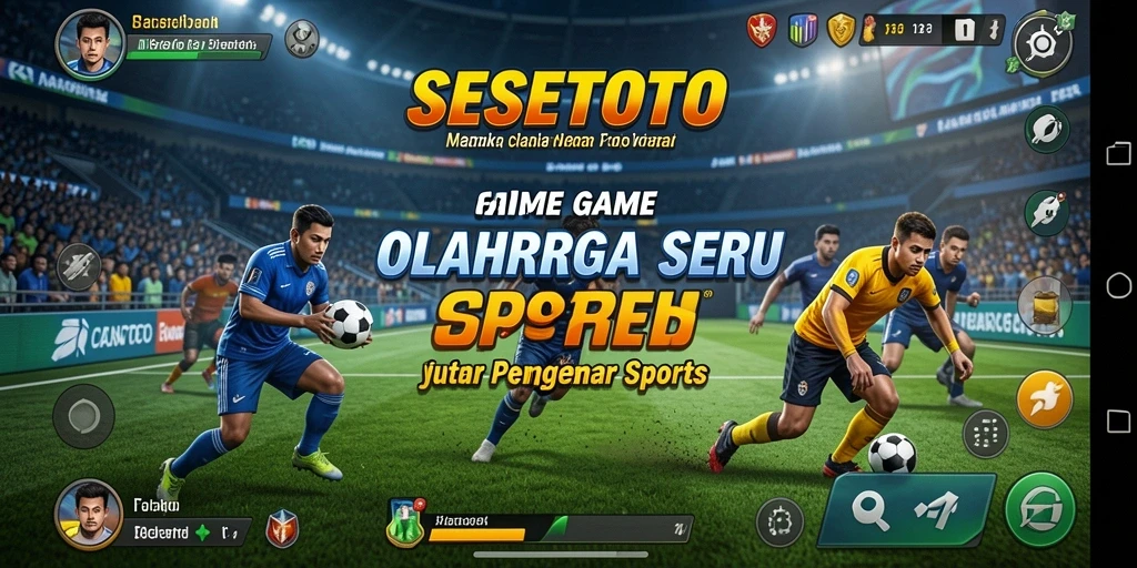 Tampilan gameplay SESETOTO yang menegangkan dan mengasyikkan saat bertanding.
