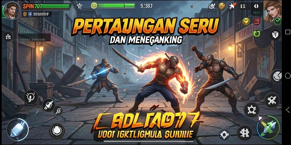Tampilan gameplay seru dan mendebarkan dalam SPIN707.