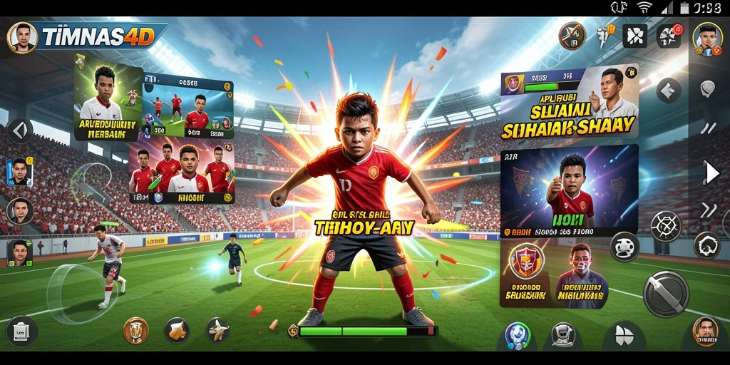 Tampilan utama TIMNAS4D dengan fitur pengingat yang menarik.