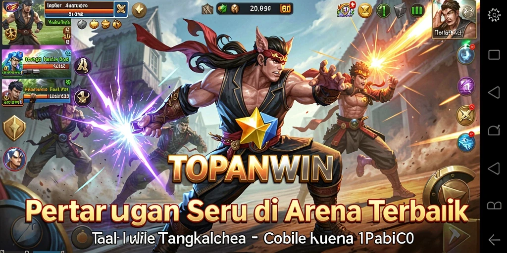Gameplay seru dan dinamis dalam pertarungan taruhan tinggi.