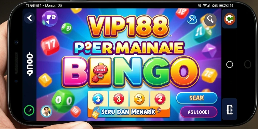 Tampilan gameplay Bingo yang menarik di VIP188.