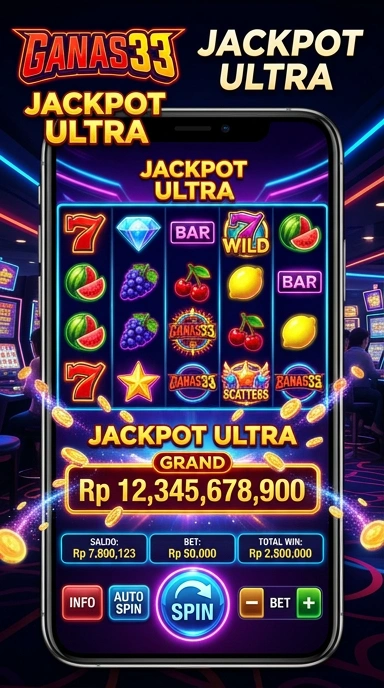 Tampilan antarmuka pengguna ganas33 yang menarik.